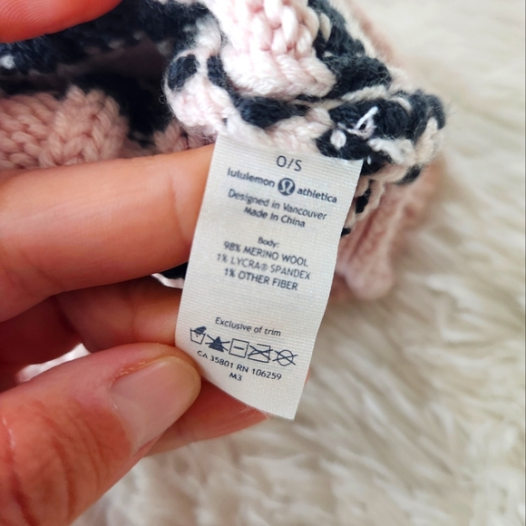 { Lululemon } Merino Wool Striped Hat - Picture 5 of 5